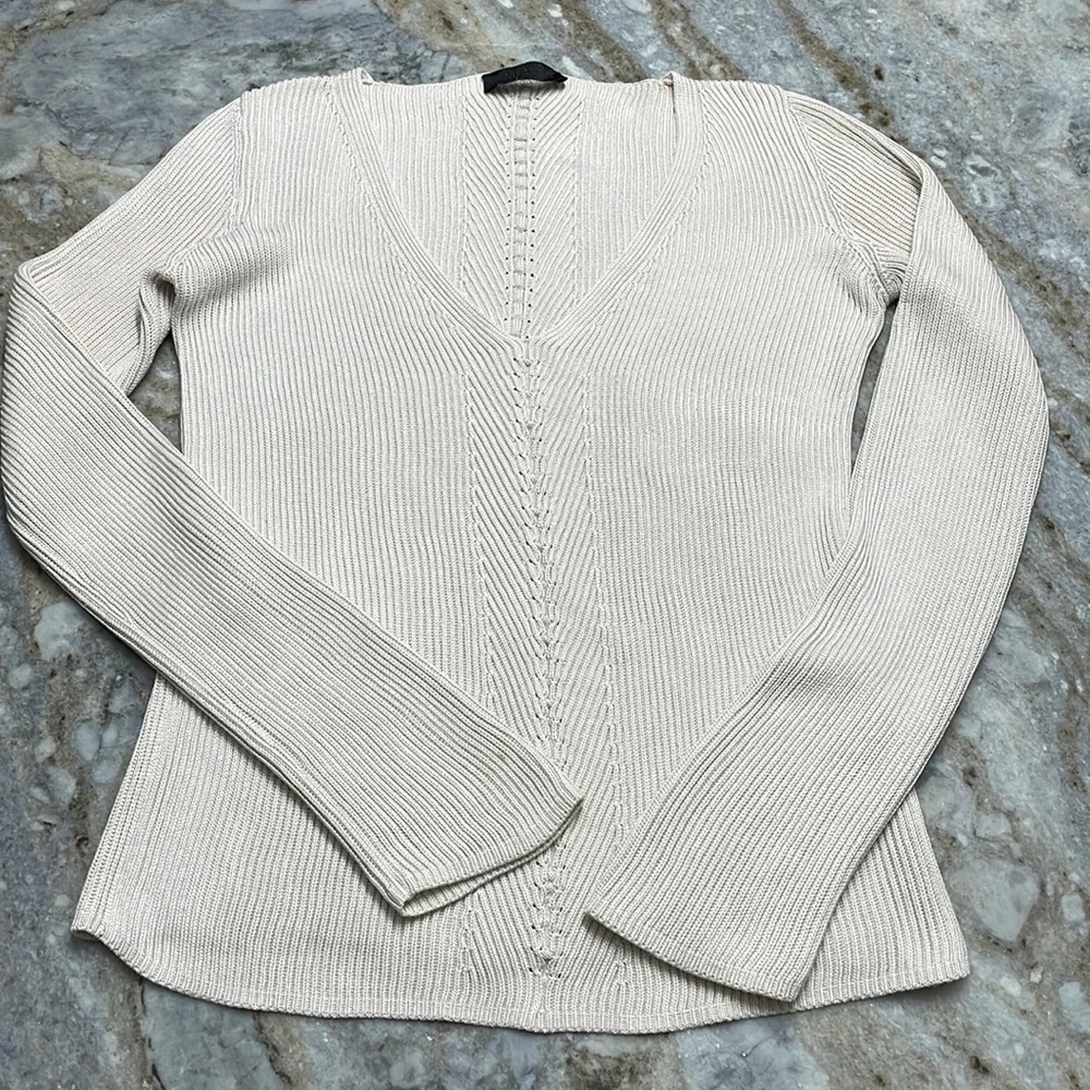 THE ROW 100% Silk SWEATER Women’s Small - Picture 2 of 11